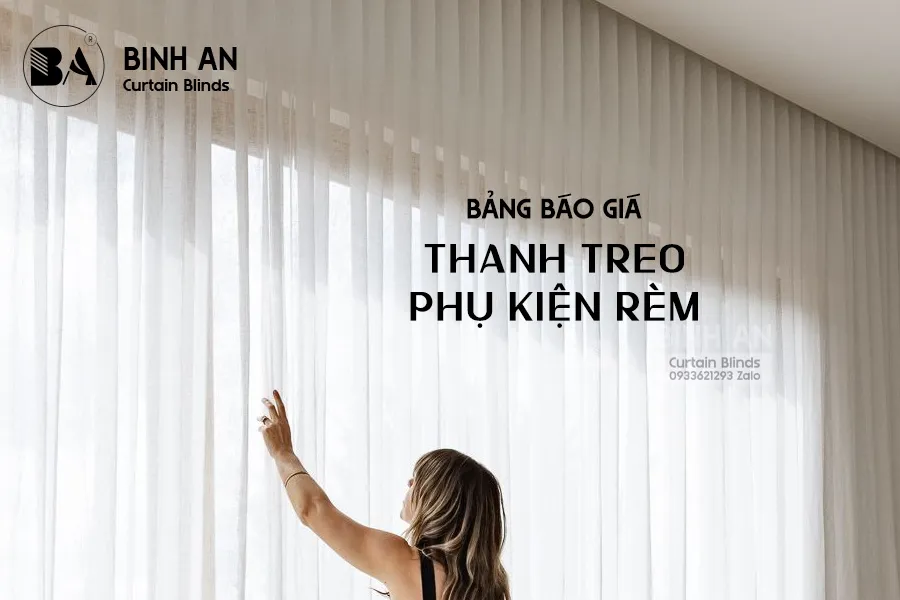 Bảng giá thanh treo rèm phụ kiện rèm cửa 2026